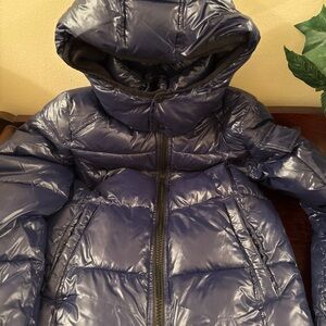 S13- Boy’s Glossy Hooded Puffer Jacket